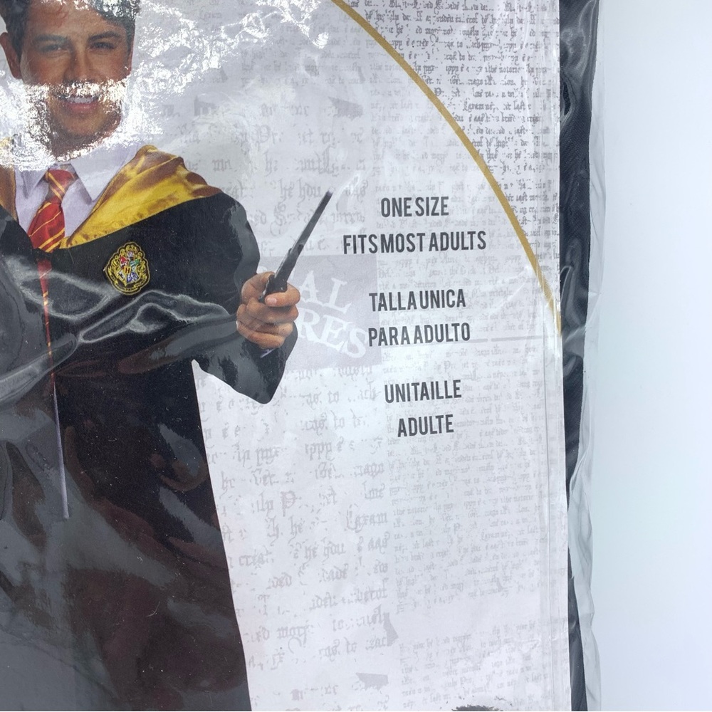 Nwt~ One Size Adult Os Harry Potter Licensed Deluxe Robe Hogwarts Costume Robe View 3